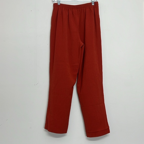 🌞 Alfred Dunner red high rise pants front pocketsLoulliiiipppp pop lil po